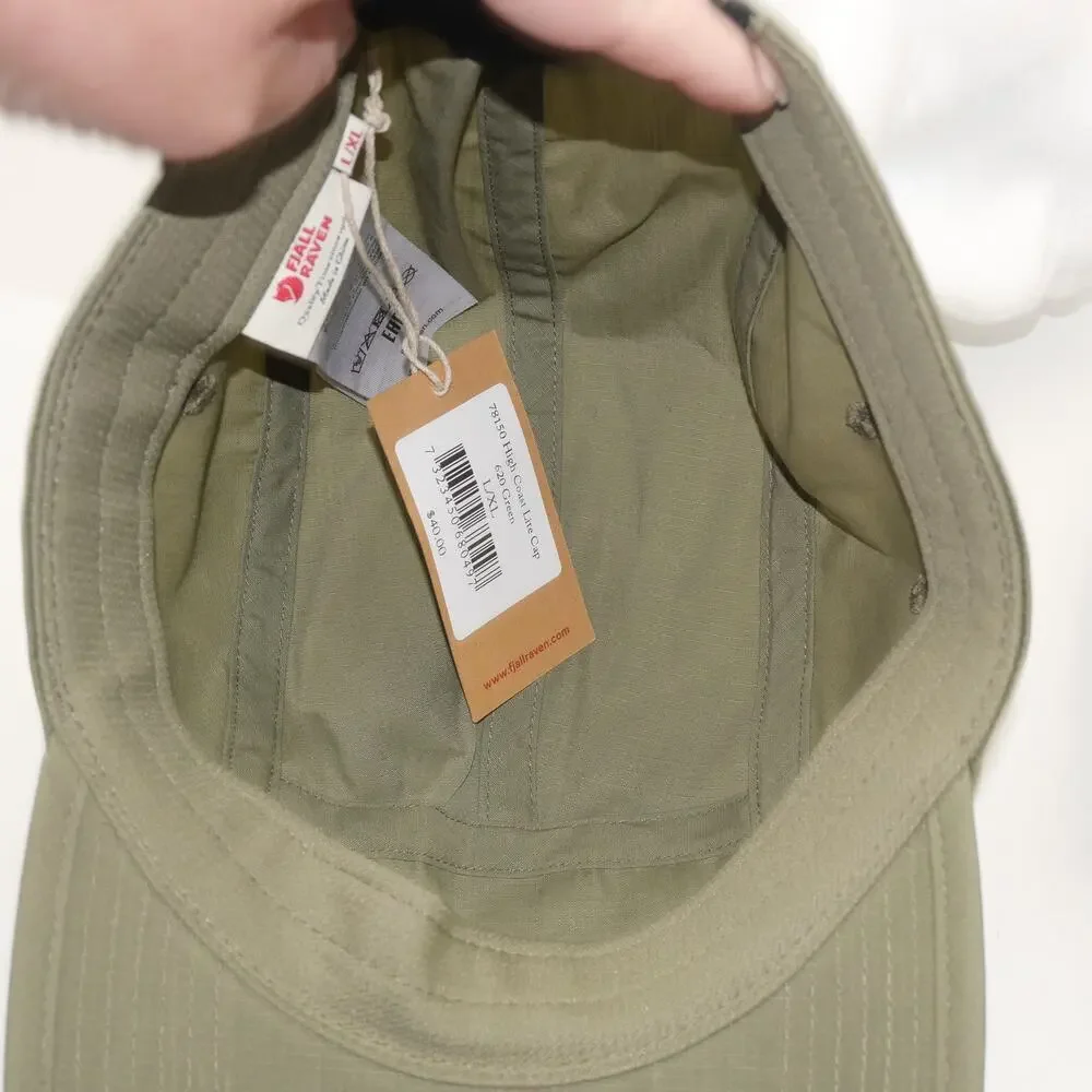 NEW Fjallraven Hight Coast lite Cap Hat Patina Green Small/Medium
